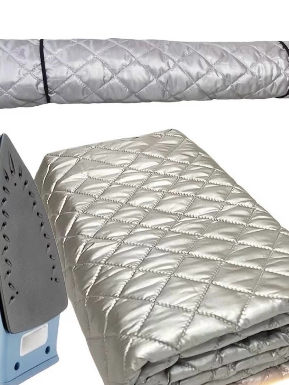 Foldable ironing mat